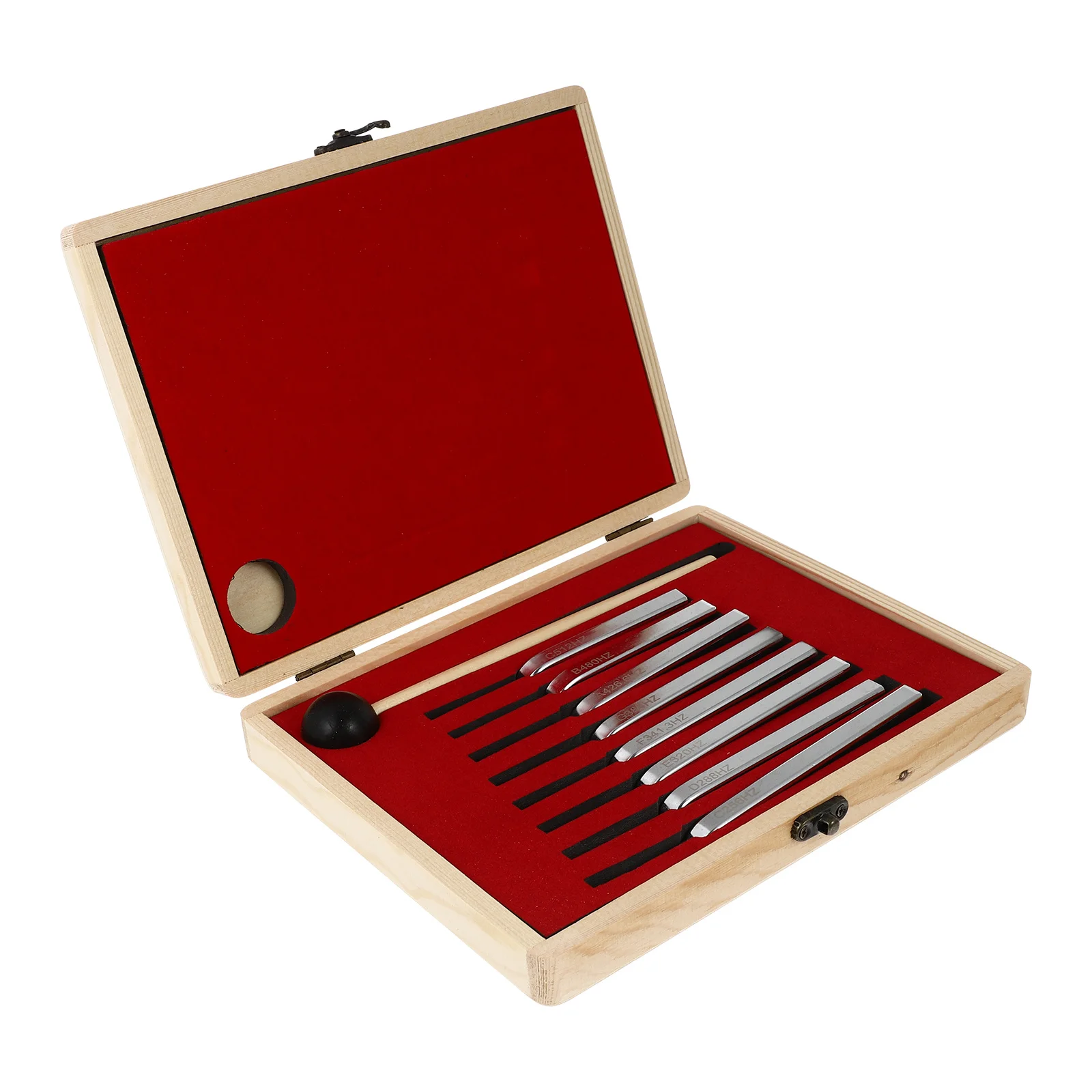 1Set Musical Tuning Fork Set Standard Pitch Calibration Tool for Guitar Violin Cello Portable Rustproof Compact Design Smooth
1Set Musical Tuning Fork Set Standard Pitch Calibration Tool for Guitar Violin Cello Portable Rustproof Compact Design Smooth