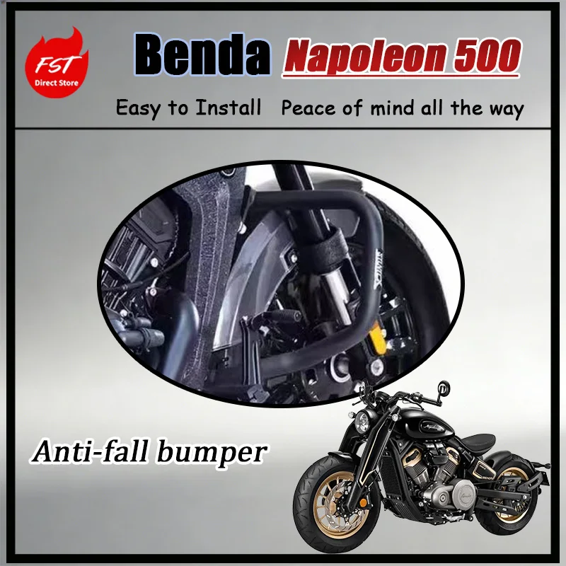 FOR DARK FLAG 500 Motorcycle Models Thickened Carbon Steel Front Crash Bar Anti-Fall Wear-Resistant Safety Gear for Enhanced
FOR DARK FLAG 500 Motorcycle Models Thickened Carbon Steel Front Crash Bar Anti-Fall Wear-Resistant Safety Gear for Enhanced