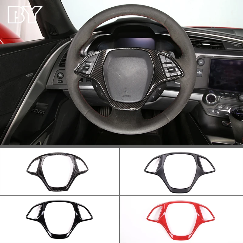 Car Interior Steering Wheel Trim Frame Decotation Cover Sticker For Chevrolet Corvette C7 2014-2019 Accessories ABS Carbon Fiber
Car Interior Steering Wheel Trim Frame Decotation Cover Sticker For Chevrolet Corvette C7 2014-2019 Accessories ABS Carbon Fiber