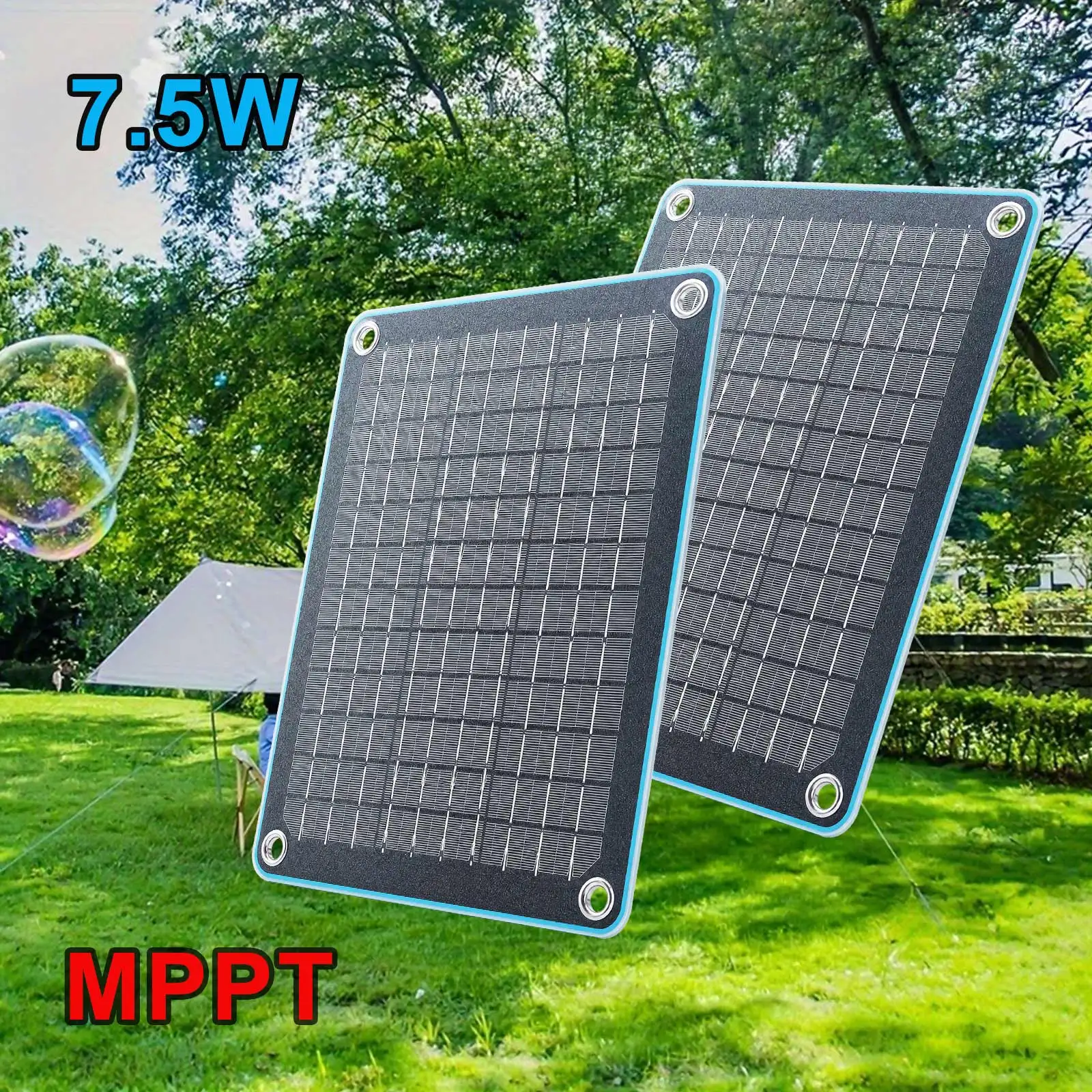 2PCS 7.5W Solar Battery Charger MPPT Trickle Maintainer 12V Portable for Car Motorcycle Boat RV Tractor Automotive
2PCS 7.5W Solar Battery Charger MPPT Trickle Maintainer 12V Portable for Car Motorcycle Boat RV Tractor Automotive