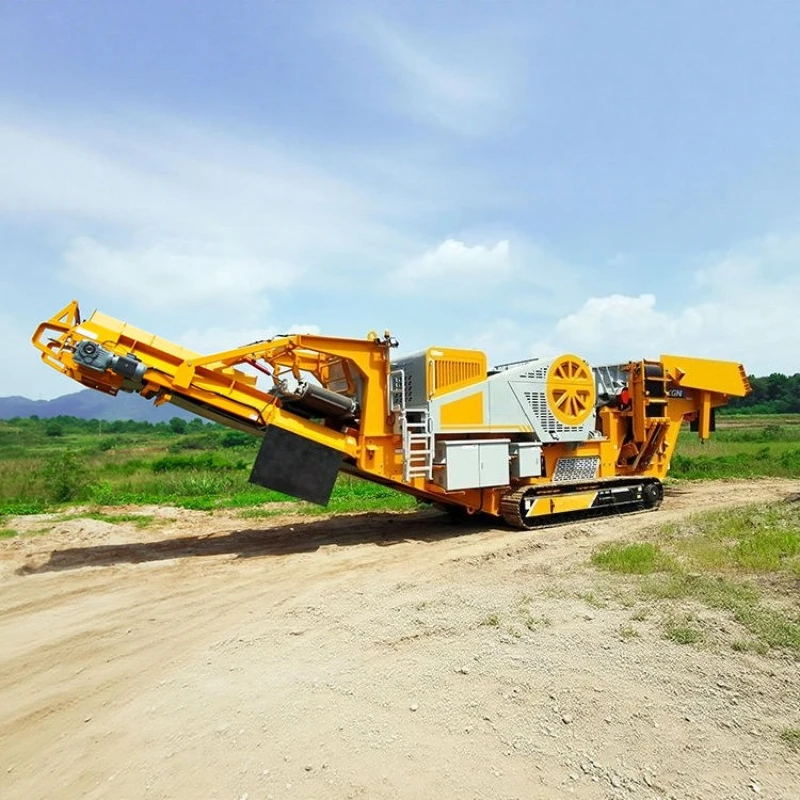 Wholesale Tracked Mobile Jaw Crusher Station PLC Controlled AC Motor Powered Bearing Construction Waste Stone Crushing Machine
Wholesale Tracked Mobile Jaw Crusher Station PLC Controlled AC Motor Powered Bearing Construction Waste Stone Crushing Machine