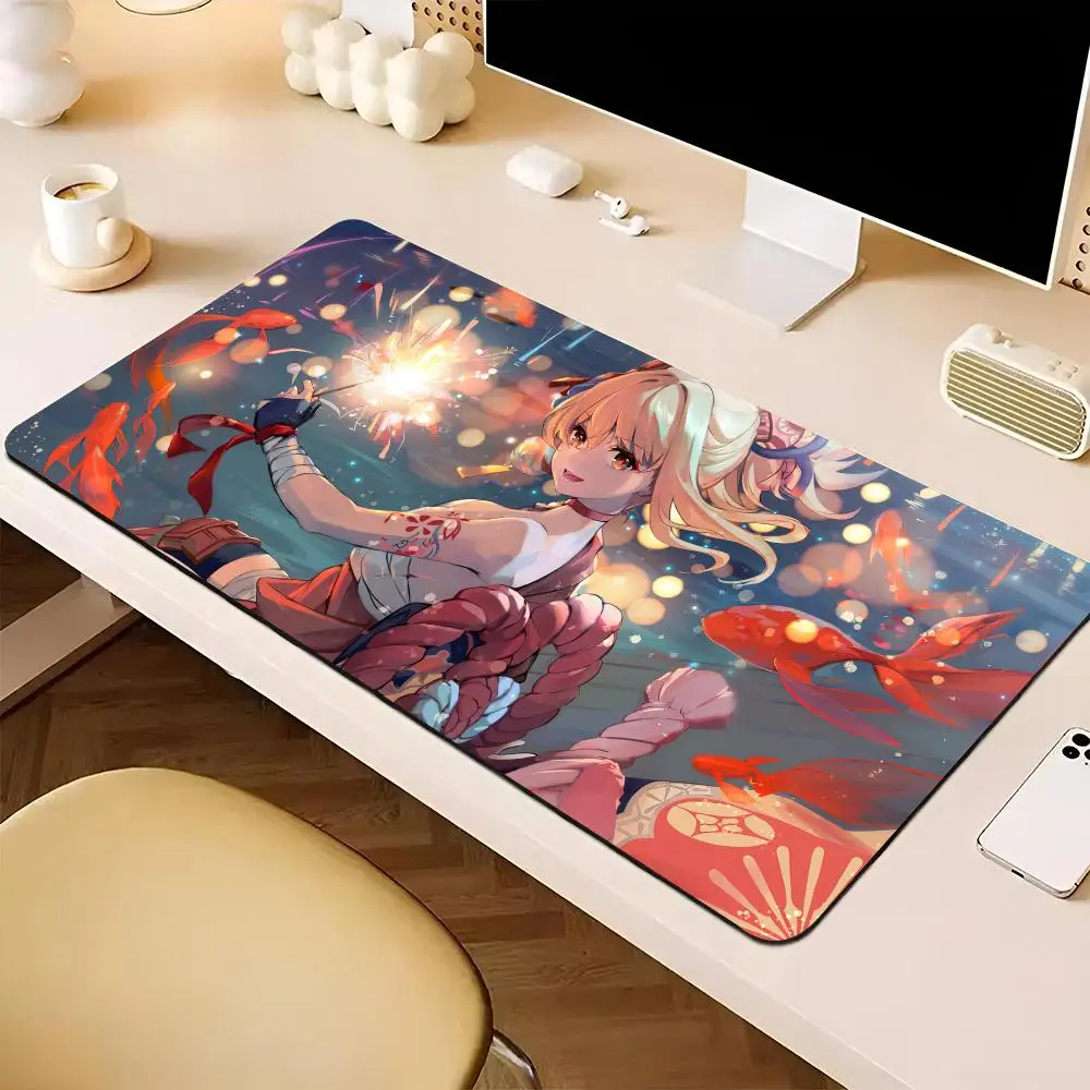 Коврик для мыши yoimiya teclado XXL для киберспортсменов, большой нескользящий Настольный коврик для клавиатуры и ноутбука, компьютерные игры, CS lol
Коврик для мыши yoimiya teclado XXL для киберспортсменов, большой нескользящий Настольный коврик для клавиатуры и ноутбука, компьютерные игры, CS lol
