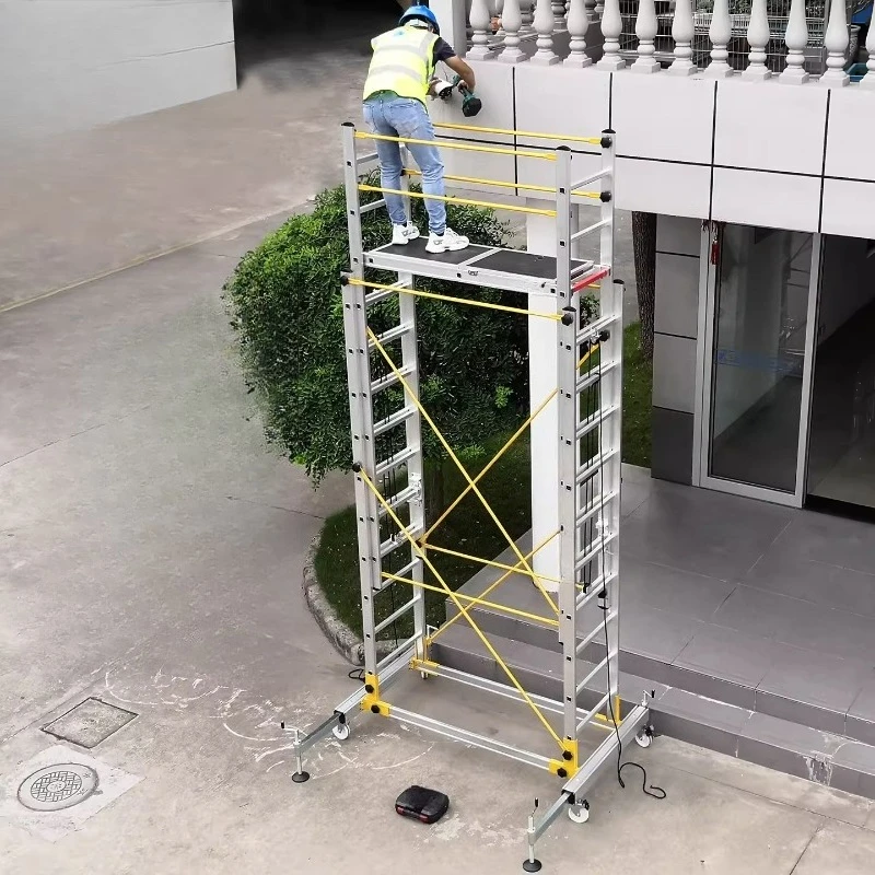 Scaffolding mobile elevator, telescopic folding platform climbing ladder
Scaffolding mobile elevator, telescopic folding platform climbing ladder