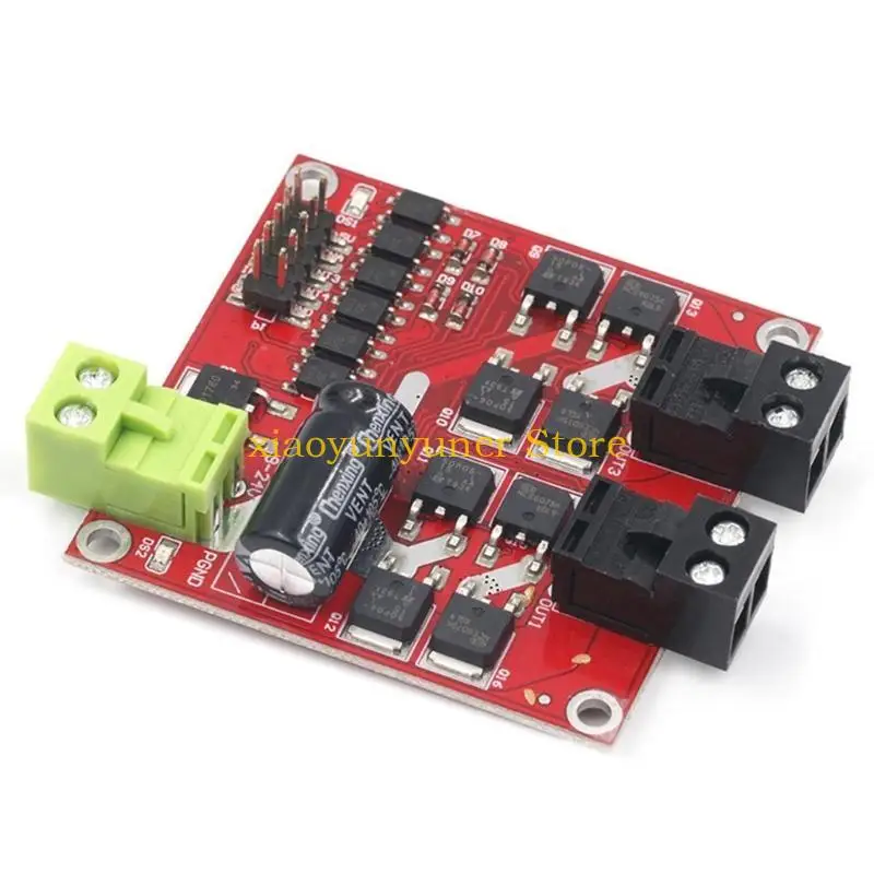 P9JB Dual Channel Motor Driver Module 160W 7A 12V 24V H-bridge L298 Control Optocoupler PWM Drive Reversing
P9JB Dual Channel Motor Driver Module 160W 7A 12V 24V H-bridge L298 Control Optocoupler PWM Drive Reversing