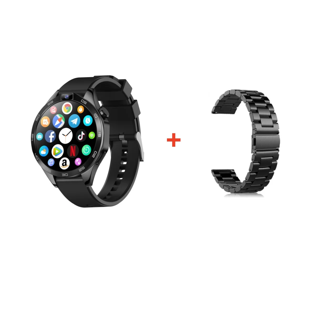 X11 Smart Watch 1.85'' Large Screen HD Display 4G sim Card WIFI Video Call Dual Camera Fitness Tracker Pedometer 128G Smartwatch
X11 Smart Watch 1.85'' Large Screen HD Display 4G sim Card WIFI Video Call Dual Camera Fitness Tracker Pedometer 128G Smartwatch