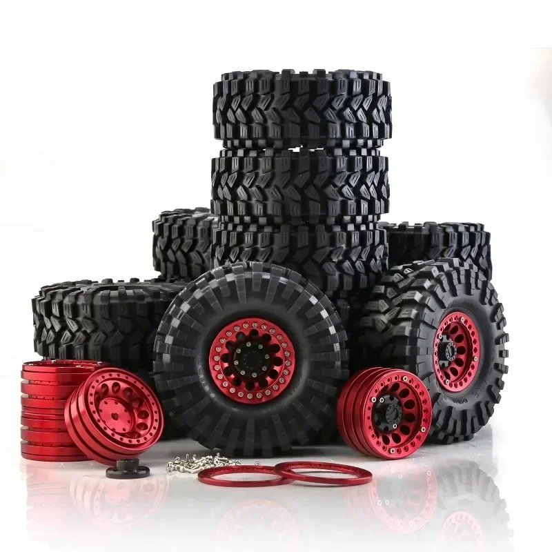 4pcs 120mm Metal 1.9" Beadlock Wheel Rim Rubber Tire Set for 1/10 RC Crawler Car Trxs TRX4 RC4WD D90 Axial SCX10 II III MST
4pcs 120mm Metal 1.9" Beadlock Wheel Rim Rubber Tire Set for 1/10 RC Crawler Car Trxs TRX4 RC4WD D90 Axial SCX10 II III MST