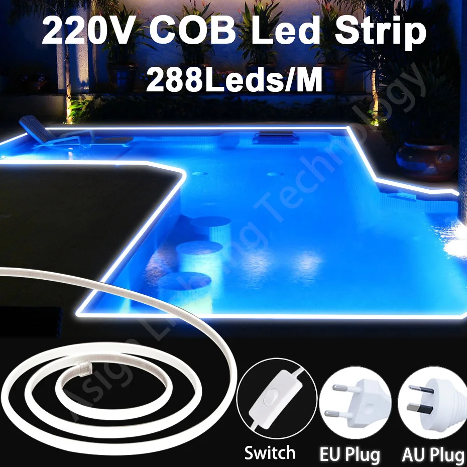 30 м 50 м светодиодная лента COB 220 В 288 светодиодов/м COB Гибкая лента светодиодная лента IP65 Водонепроницаемая с переключателем Вилка питания ЕС AU для декора комнаты
30 м 50 м светодиодная лента COB 220 В 288 светодиодов/м COB Гибкая лента светодиодная лента IP65 Водонепроницаемая с переключателем Вилка питания ЕС AU для декора комнаты