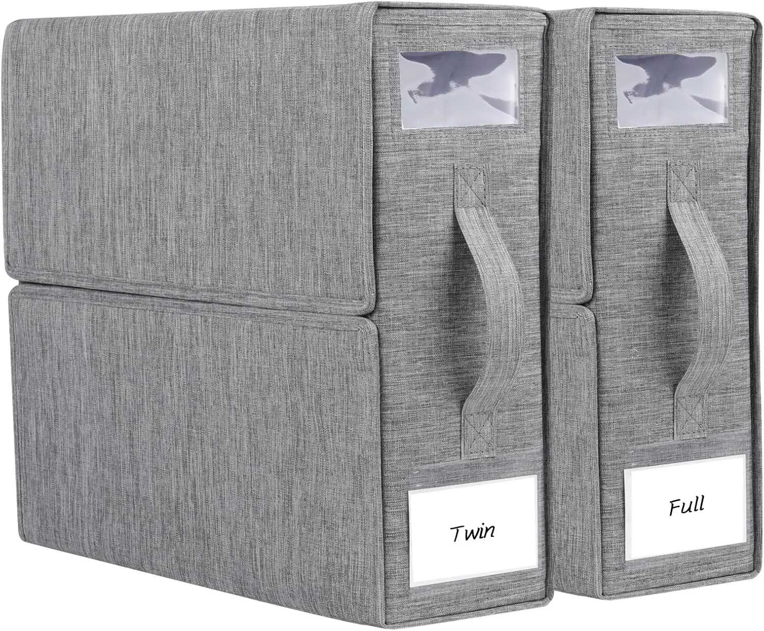 2 Pa Foldable Linen Closet Organizers And Storage - Full Or Twin Size Bed Sheet Organizer - Grey
2 Pa Foldable Linen Closet Organizers And Storage - Full Or Twin Size Bed Sheet Organizer - Grey