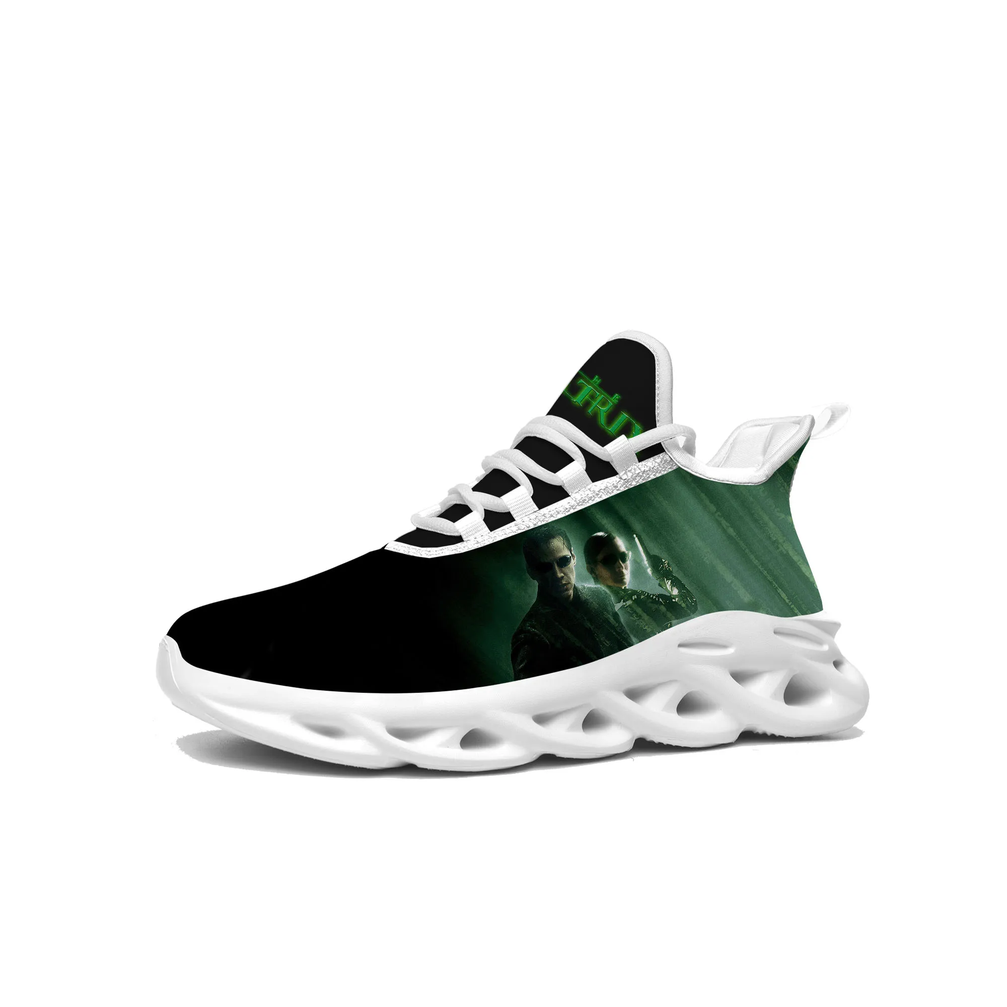 The Matrix Movie Flats Sneakers Mens Womens Sports Running Shoes High Quality Sneaker Lace Up Mesh Footwear custom made Shoe
The Matrix Movie Flats Sneakers Mens Womens Sports Running Shoes High Quality Sneaker Lace Up Mesh Footwear custom made Shoe
