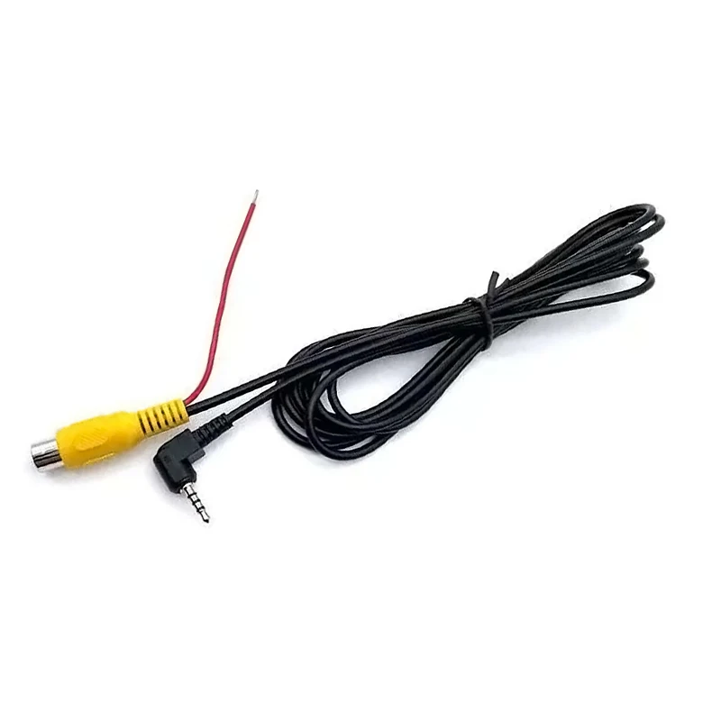 5PCS Rearview Camera Connection Cable RCA To 2.5mm AV Converter Cable Car Rear View Reverse Parking Camera To Car DVR