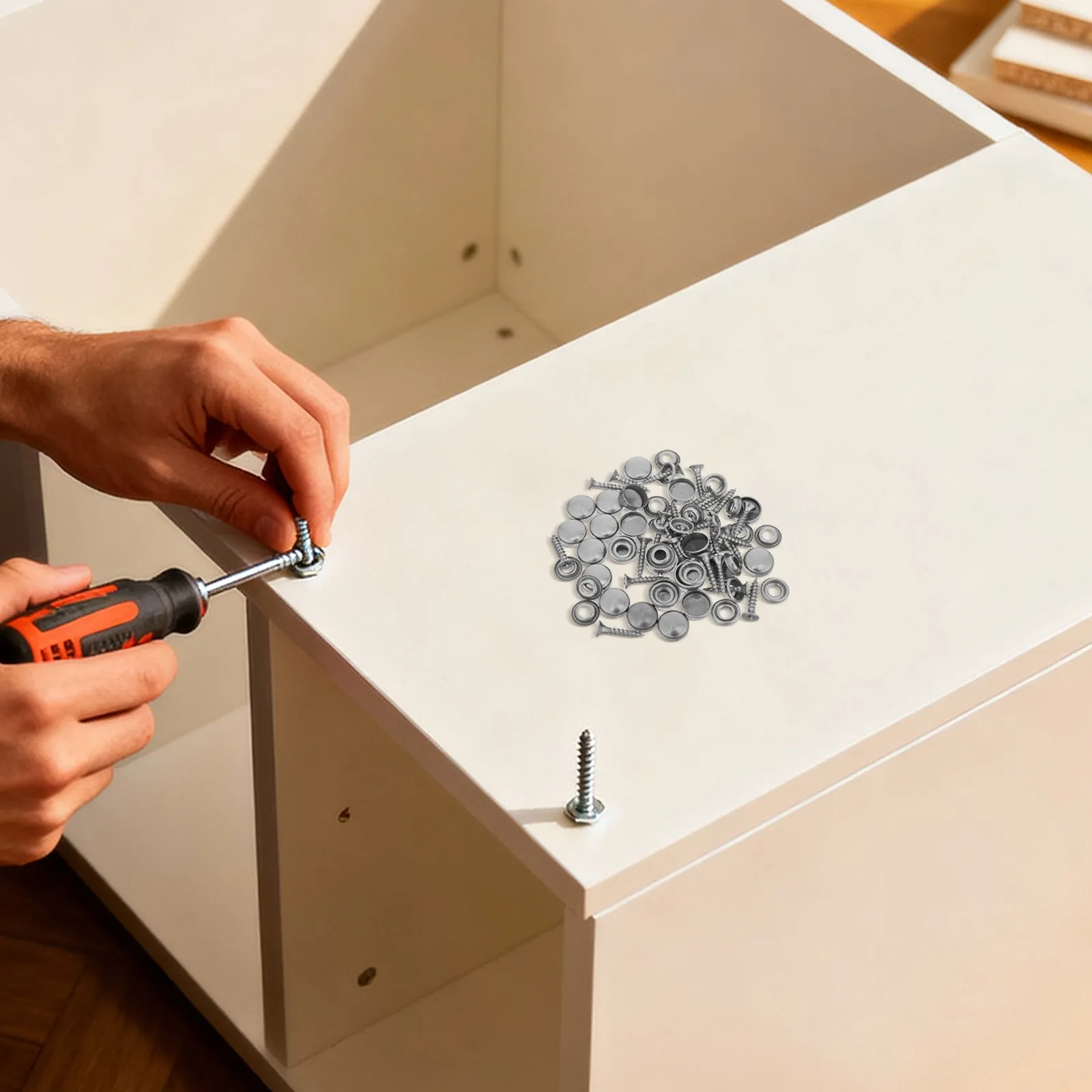 24 комплекта декоративных колпачков из матовой нержавеющей стали для саморезов, для зеркал, настенных шкафов, мебельной фурнитуры
24 комплекта декоративных колпачков из матовой нержавеющей стали для саморезов, для зеркал, настенных шкафов, мебельной фурнитуры