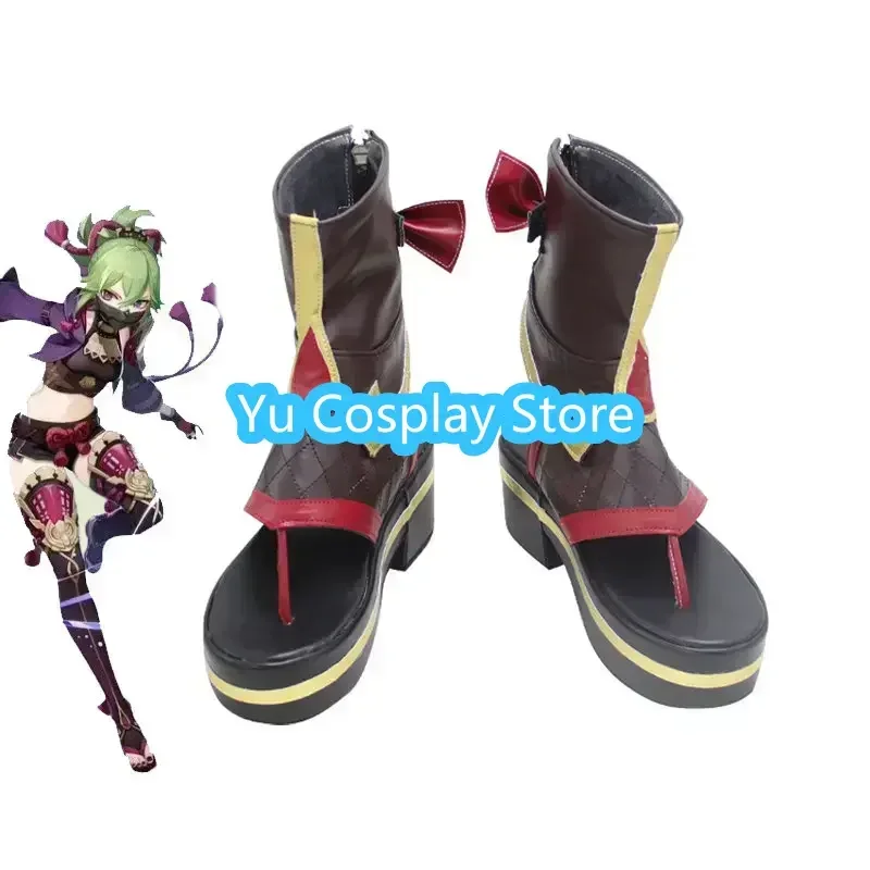 Yu-Cosplay Kuki Shinobu Обувь для косплея Игра Genshin Impact Реквизит для косплея Хэллоуин Карнавальные ботинки Обувь из искусственной кожи на заказ
Yu-Cosplay Kuki Shinobu Обувь для косплея Игра Genshin Impact Реквизит для косплея Хэллоуин Карнавальные ботинки Обувь из искусственной кожи на заказ