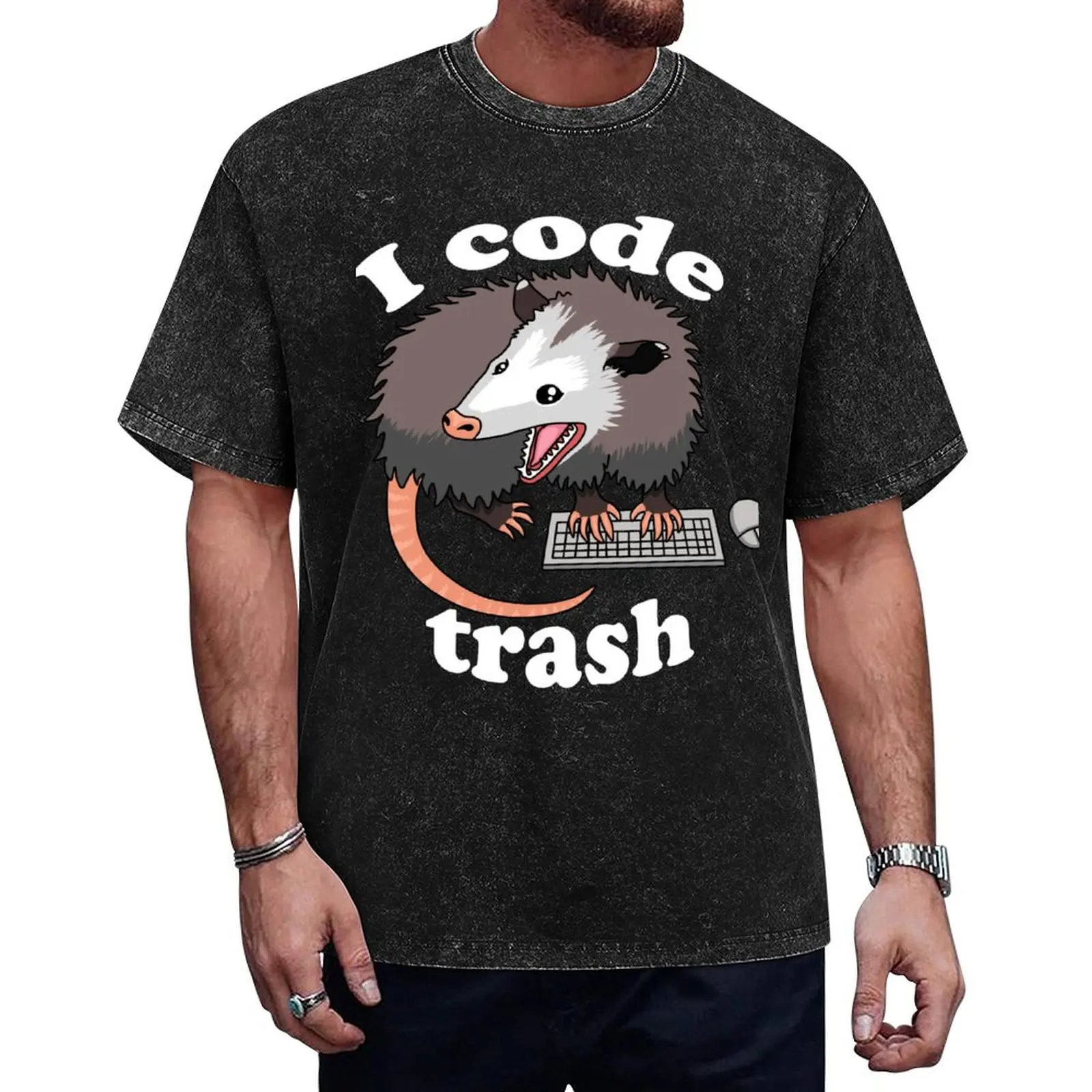 I code trash possum T-Shirt oversizeds shirts graphic anime t shirts Louboutins clothes for men
I code trash possum T-Shirt oversizeds shirts graphic anime t shirts Louboutins clothes for men