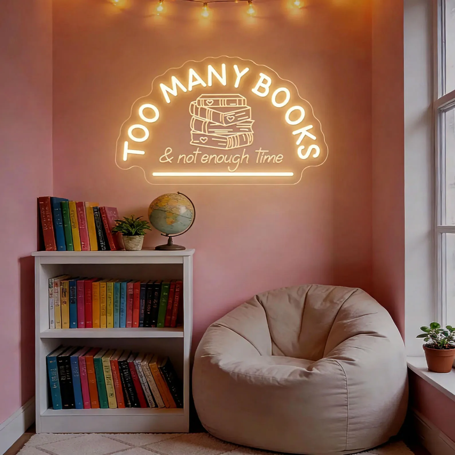 Неоновая вывеска «Слишком много книг», неоновая вывеска для домашней библиотеки на заказ, декор для стены книжной полки в читальном зале, подарки для книголюбов, подарок для любителей книг
Неоновая вывеска «Слишком много книг», неоновая вывеска для домашней библиотеки на заказ, декор для стены книжной полки в читальном зале, подарки для книголюбов, подарок для любителей книг
