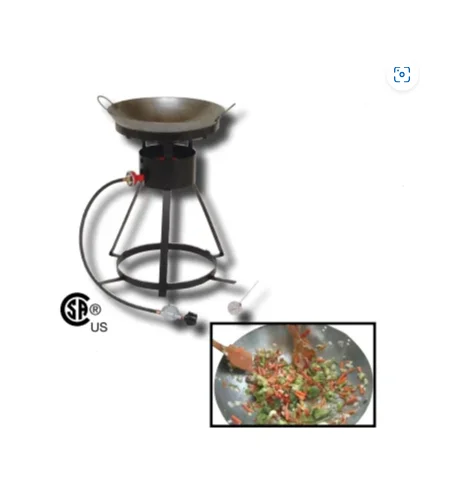 Wok Cooker Kit CSA Design Certified Flame Protective Windguard
Wok Cooker Kit CSA Design Certified Flame Protective Windguard