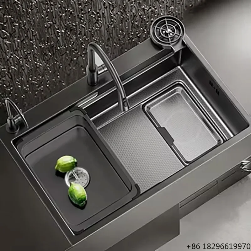 Premium 304 Stainless Steel Sink Rice Grain Embossed Anti-corrosion Slag Collection Fast Drainage Hotel Kitchen Sink
Premium 304 Stainless Steel Sink Rice Grain Embossed Anti-corrosion Slag Collection Fast Drainage Hotel Kitchen Sink