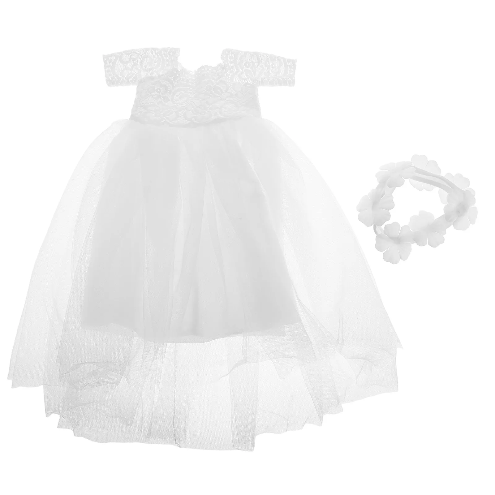 Wedding Dress Elegant Bridal Gown for 18 Inch Princess Satin Lace Outfit Clothes Accessories Perfect Gift for Girls
Wedding Dress Elegant Bridal Gown for 18 Inch Princess Satin Lace Outfit Clothes Accessories Perfect Gift for Girls