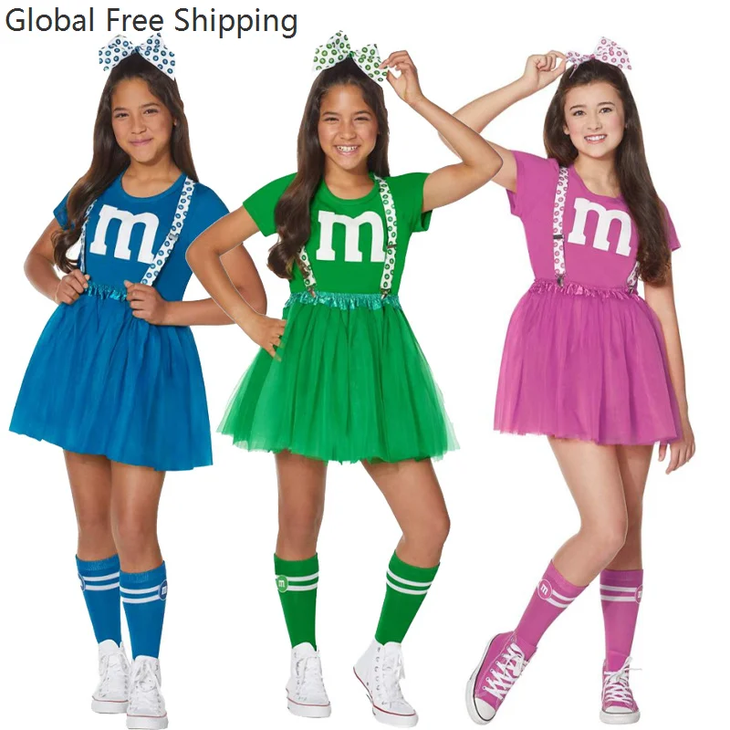 Halloween M Print Children's Cheerleading Sportswear Suit Cosplay Cute Football Baby Party Dress Up Stage Performance Costume 
Halloween M Print Children's Cheerleading Sportswear Suit Cosplay Cute Football Baby Party Dress Up Stage Performance Costume