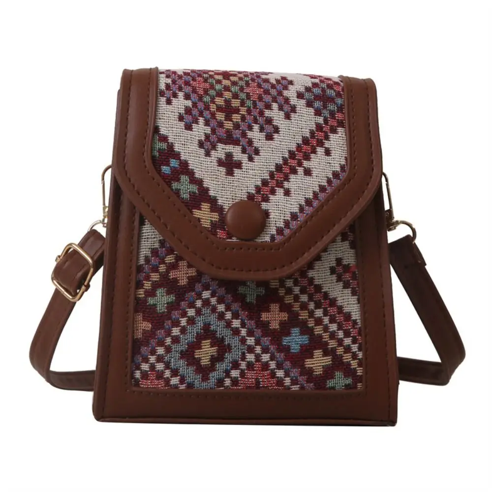 PU Ethnic Style Shoulder Bag Bohemian Korean Style Ethnic Style Crossbody Bag Phone Bag Wallet Embroidery Message Bag Daily
PU Ethnic Style Shoulder Bag Bohemian Korean Style Ethnic Style Crossbody Bag Phone Bag Wallet Embroidery Message Bag Daily