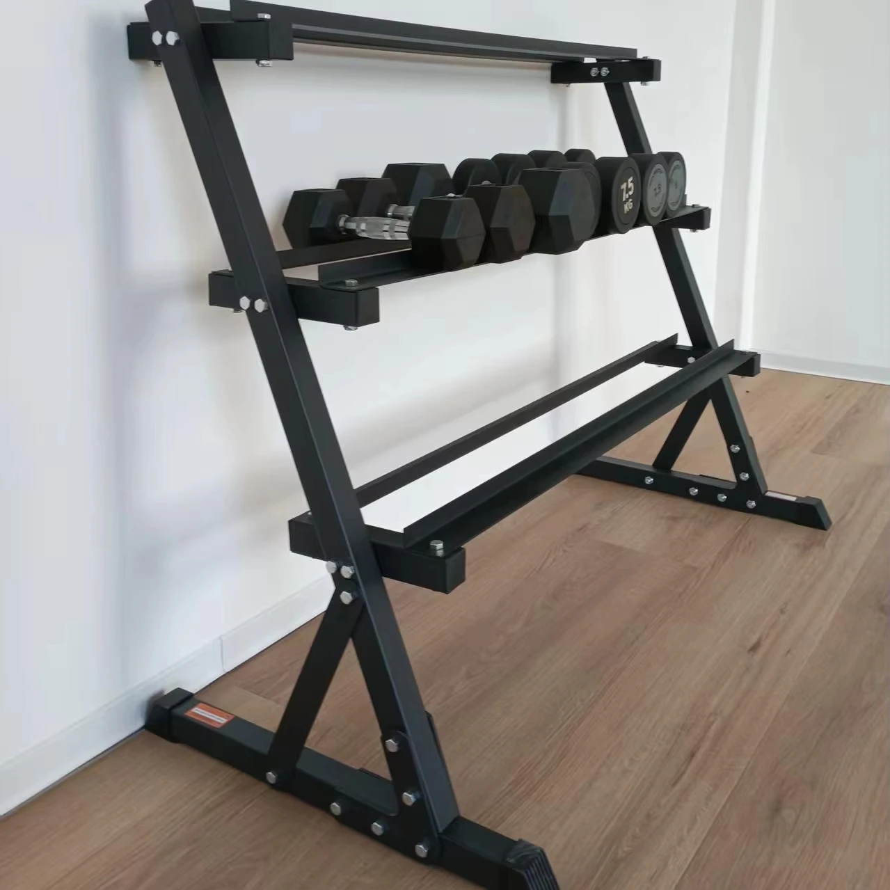 Factory High-quality Fitness Equipment, Home Fitness Equipment, Three-layer Dumbbell Storage Rackpromote sales
Factory High-quality Fitness Equipment, Home Fitness Equipment, Three-layer Dumbbell Storage Rackpromote sales