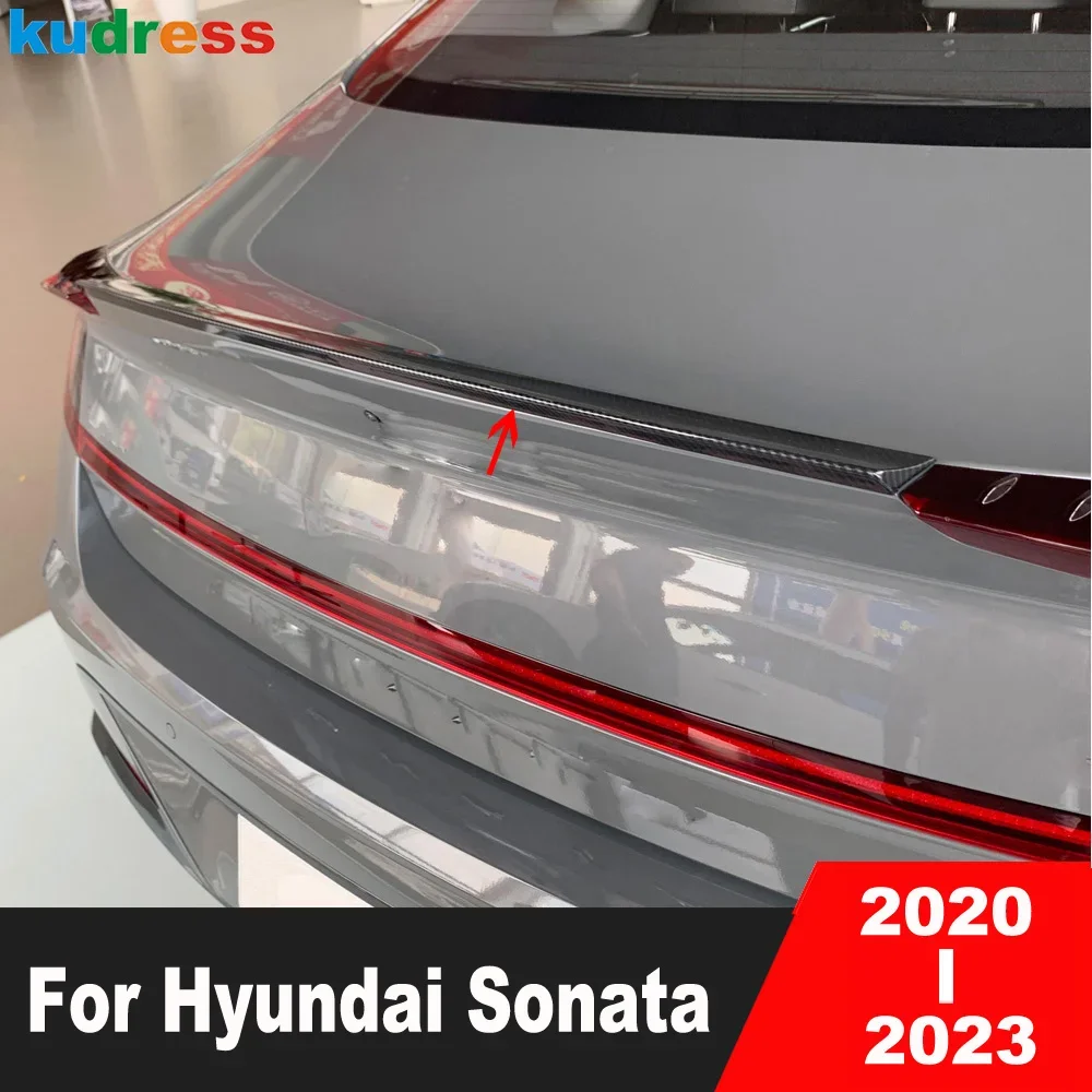 For Hyundai Sonata 2020 2021 2022 2023 Carbon Fiber Rear Trunk Spoiler Cover Trim Tailgate Wing Molding Strip Car Accessories
For Hyundai Sonata 2020 2021 2022 2023 Carbon Fiber Rear Trunk Spoiler Cover Trim Tailgate Wing Molding Strip Car Accessories