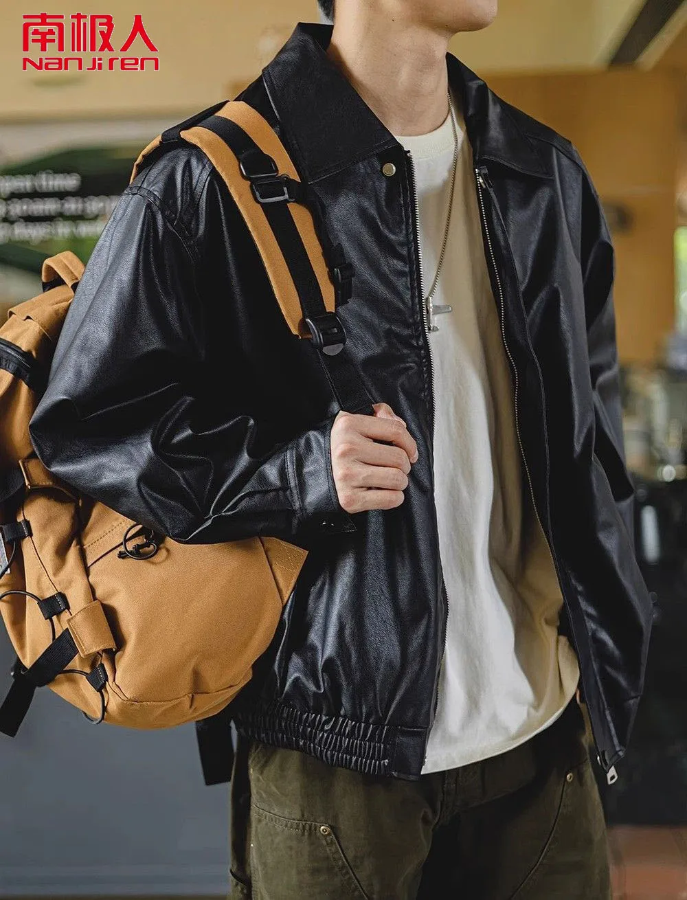 Antarctic 2025 Motorcycle Leather Jacket Men's Casual Fashion Coat Slim Lapel PU Jacket Autumn Windproof Leather Coat Men
Antarctic 2025 Motorcycle Leather Jacket Men's Casual Fashion Coat Slim Lapel PU Jacket Autumn Windproof Leather Coat Men