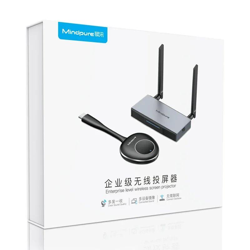 Mindpur Multi 2.4ghz 4k Wireless Transmitter and Receiver Video Extender Dongle One to One System for HDMI Projector Home Office
Mindpur Multi 2.4ghz 4k Wireless Transmitter and Receiver Video Extender Dongle One to One System for HDMI Projector Home Office