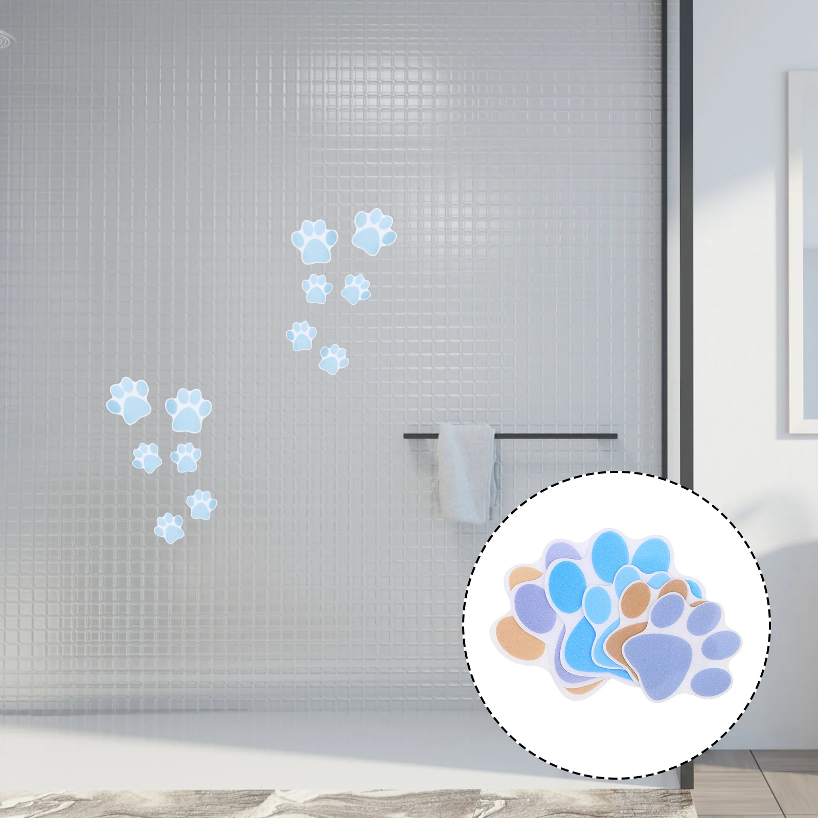 6pcs Anti slip Stickers Bathroom Bathtub PEVA Cartoon Dog Footprint Decor Waterproof Non slip Pad Shower Stairs Baby Safety 
6pcs Anti slip Stickers Bathroom Bathtub PEVA Cartoon Dog Footprint Decor Waterproof Non slip Pad Shower Stairs Baby Safety