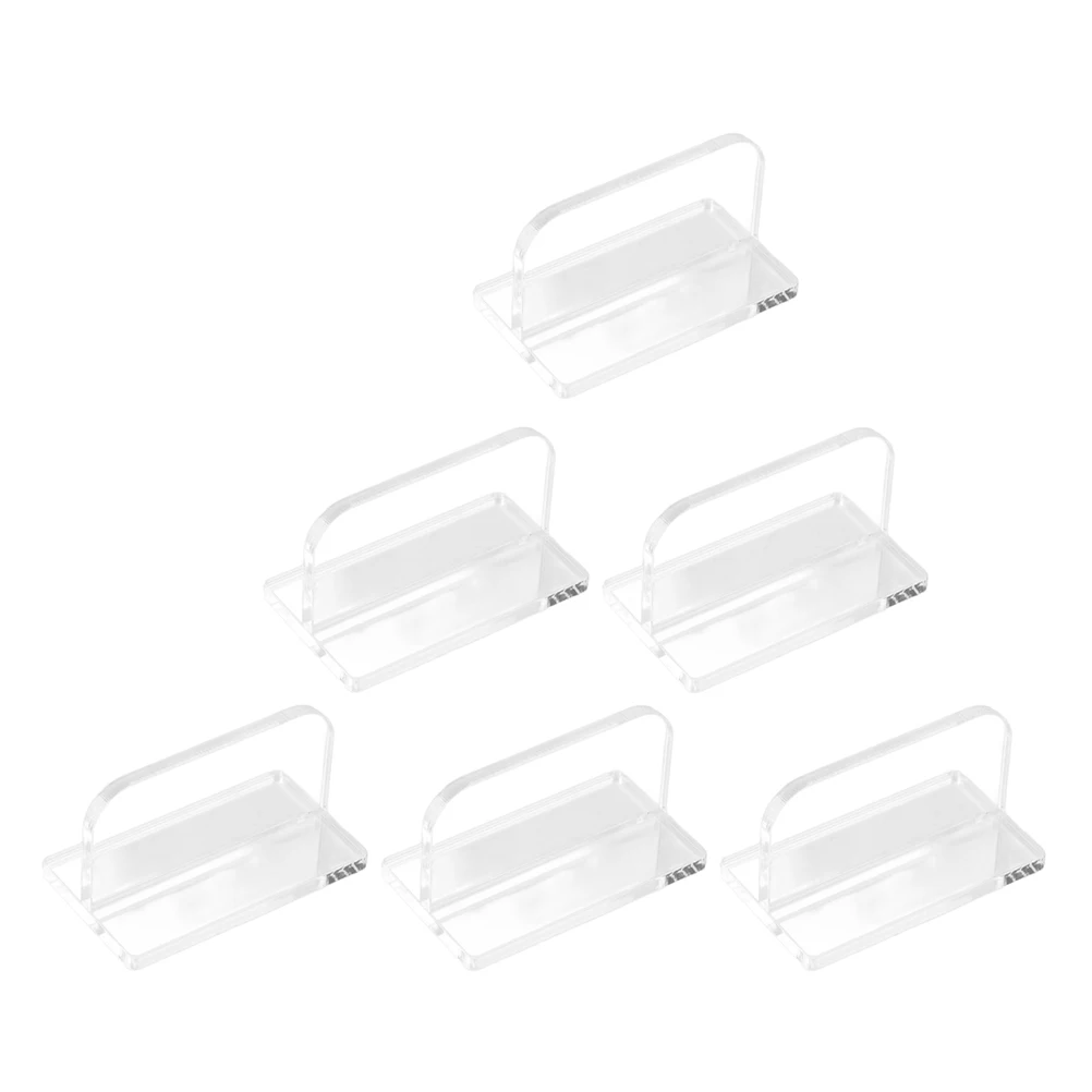 6pcs Aquarium Cover H Acrylic Fish Tank Lid Knob Rectangular Decorative Stickers Easy Installation Wide Compatibility
6pcs Aquarium Cover H Acrylic Fish Tank Lid Knob Rectangular Decorative Stickers Easy Installation Wide Compatibility