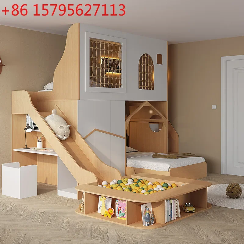 Multifunctional Combination Children's Up and Down Bunk Beds Secret Base Elevated Treehouse
Multifunctional Combination Children's Up and Down Bunk Beds Secret Base Elevated Treehouse