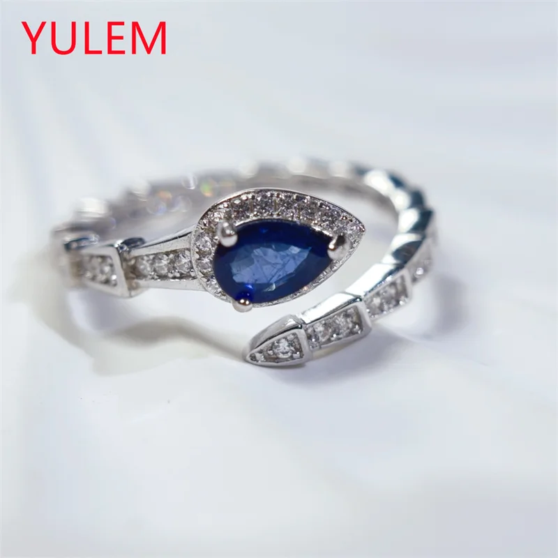 YULEM груша с сапфиром 925, серебряное кольцо со змеей для женщин, посеребренный рождественский подарок, вечерние украшения
YULEM груша с сапфиром 925, серебряное кольцо со змеей для женщин, посеребренный рождественский подарок, вечерние украшения