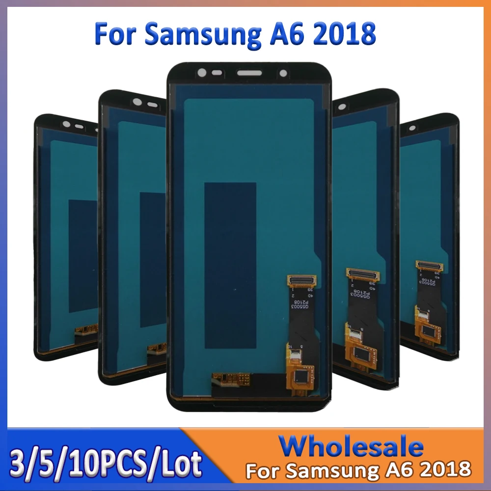 For Samsung A6 2018/A600 LCD Screen Wholesale Lot 3/5/10 Pieces /Lot with Touch Mount Replacement Display For Mobile Phone
For Samsung A6 2018/A600 LCD Screen Wholesale Lot 3/5/10 Pieces /Lot with Touch Mount Replacement Display For Mobile Phone