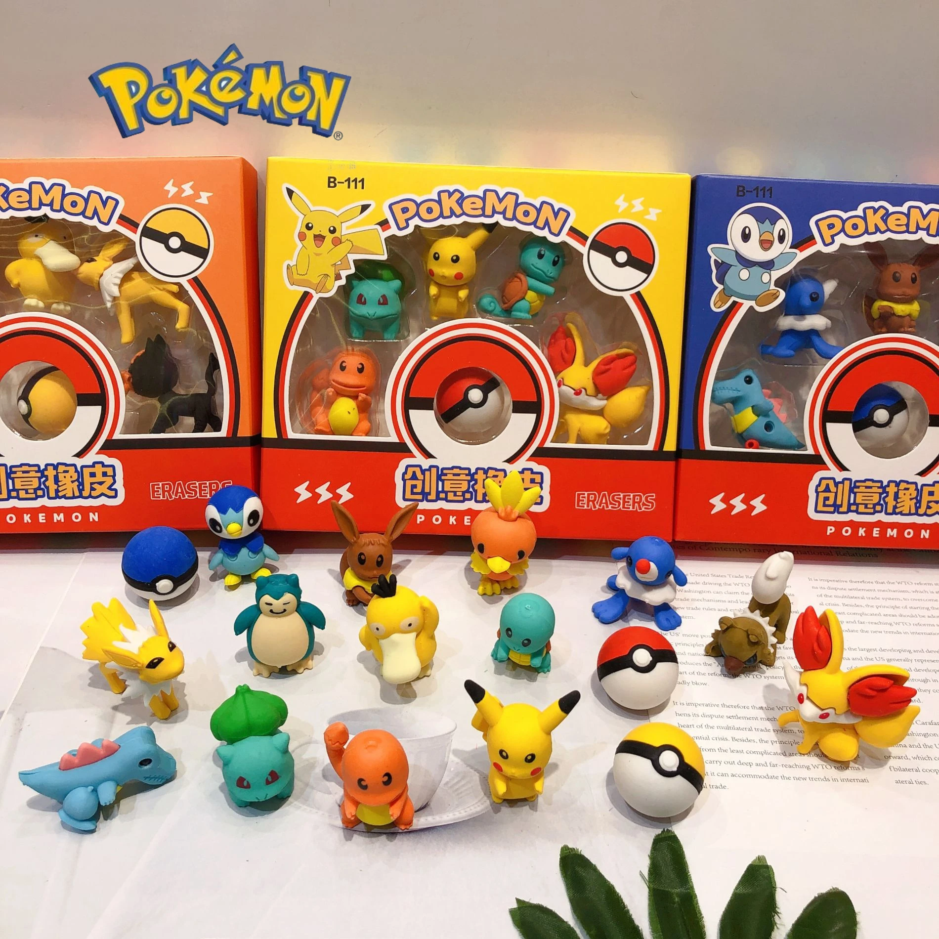 5Pcs Set Pokemon Cartoon Series Cute Eraser Cartoon Character 3D Model Eraser Student Stationery Supplies Children's Day Gift
5Pcs Set Pokemon Cartoon Series Cute Eraser Cartoon Character 3D Model Eraser Student Stationery Supplies Children's Day Gift