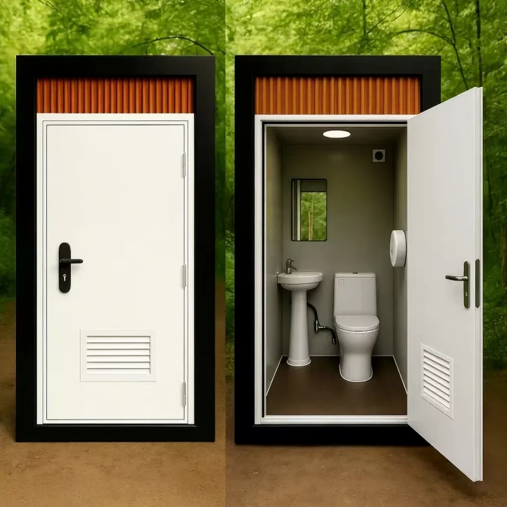 Manufacturer Factory Movable Toilets Cabin Mobile Restroom Wc Portable Toilets for Home Easy Install for Outdoor Use
Manufacturer Factory Movable Toilets Cabin Mobile Restroom Wc Portable Toilets for Home Easy Install for Outdoor Use