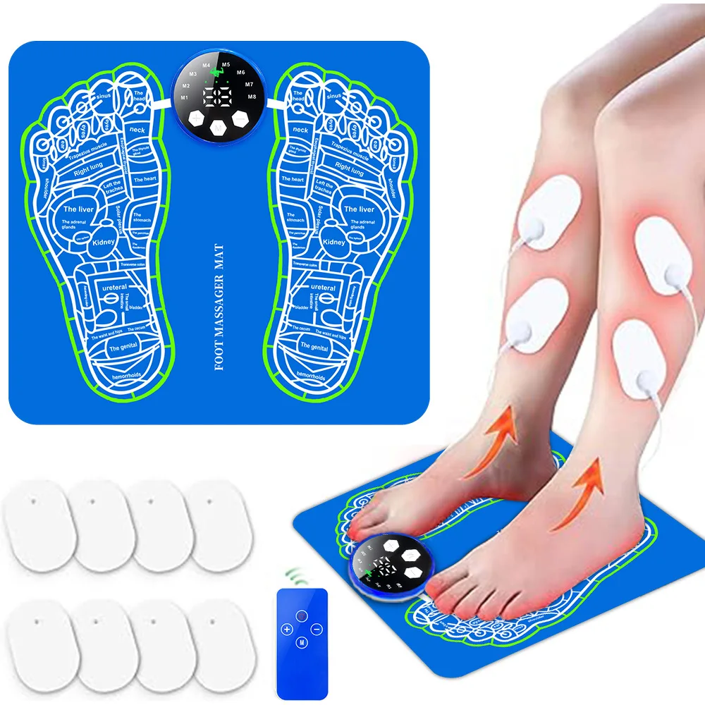 EMS Foot Massager - Microcurrent Pulse Therapy Massage Pad for Home Relaxation and Reflexology
EMS Foot Massager - Microcurrent Pulse Therapy Massage Pad for Home Relaxation and Reflexology