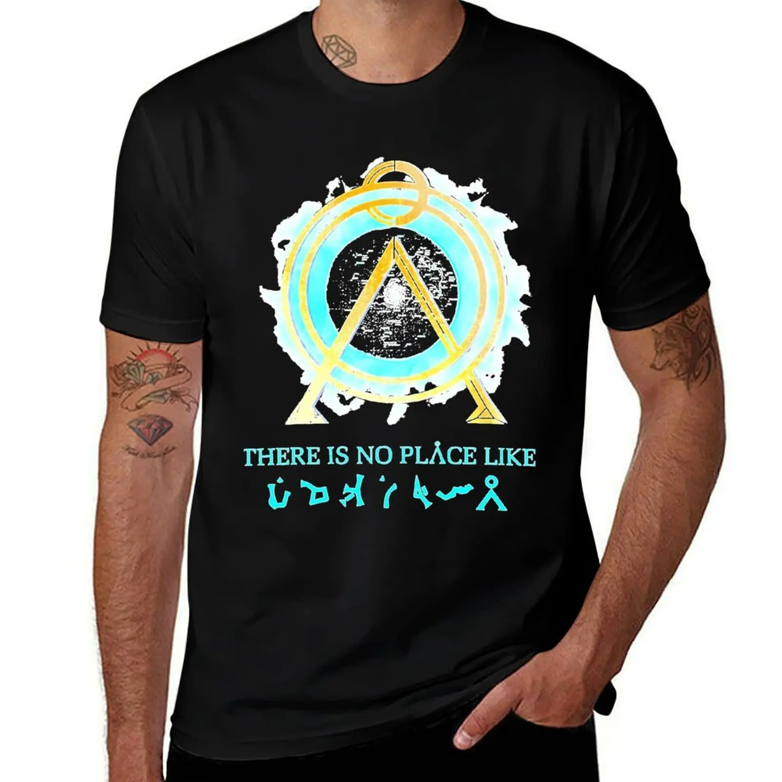 There Is No Place Like Home Vintage Stargate Sg1 Earth Symbol Gift Ideas T-Shirt Work Wear Short Sleeve T-Shirt
There Is No Place Like Home Vintage Stargate Sg1 Earth Symbol Gift Ideas T-Shirt Work Wear Short Sleeve T-Shirt