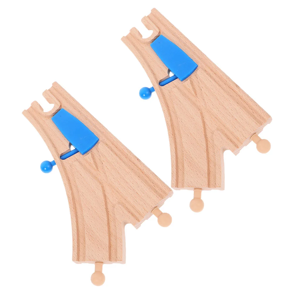 2 Pcs Track Accessories Wood Train Switch for Toy Cake Wooden Intersections Child
2 Pcs Track Accessories Wood Train Switch for Toy Cake Wooden Intersections Child