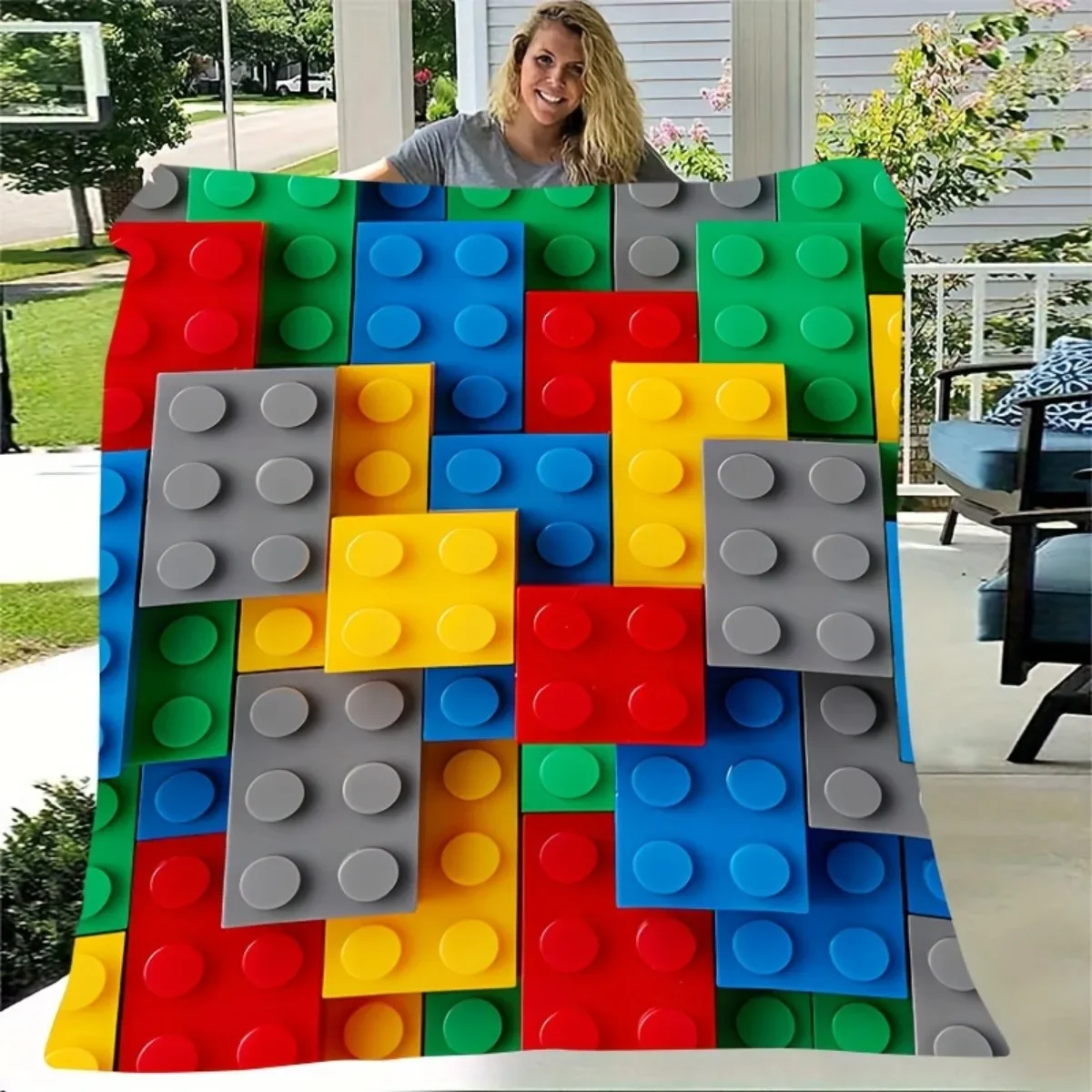 Ultra Soft Warm Flannel Throw Blanket with Stylish Block Print Ideal for Home Office Bed Camping Travel
Ultra Soft Warm Flannel Throw Blanket with Stylish Block Print Ideal for Home Office Bed Camping Travel