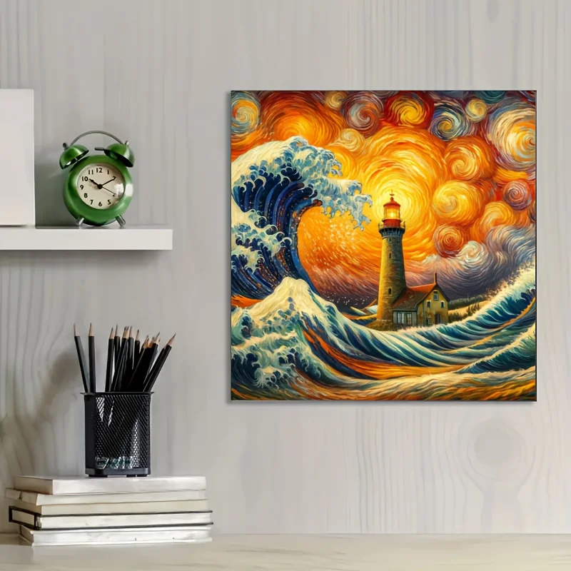 Lighthouse in The Great Wave Jigsaw Puzzle 500/1024 PCS Holiday Stress Relieving Fun Games Home Decor Holiday Gifts
Lighthouse in The Great Wave Jigsaw Puzzle 500/1024 PCS Holiday Stress Relieving Fun Games Home Decor Holiday Gifts
