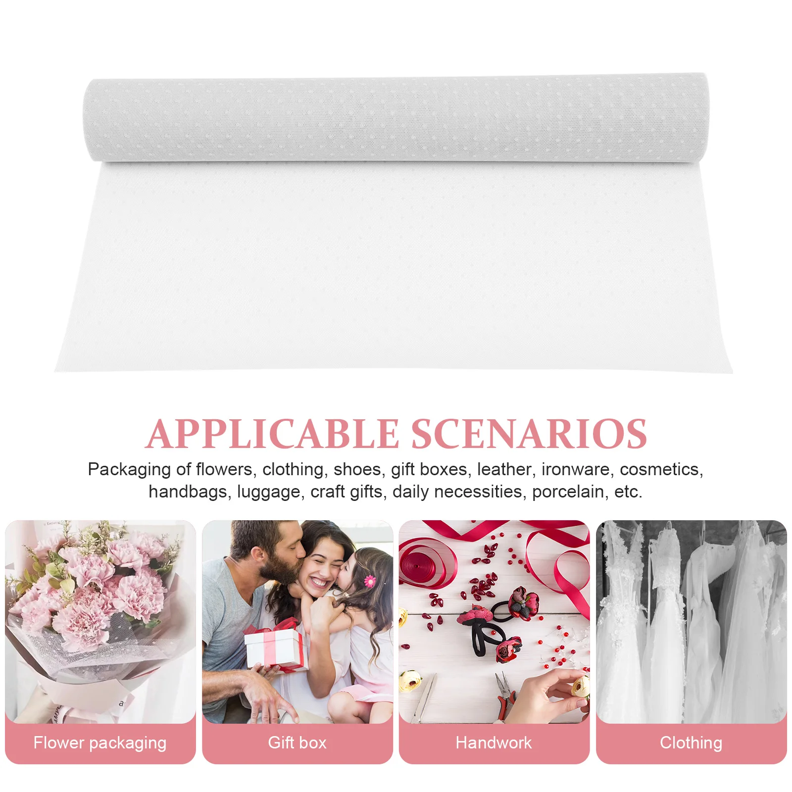 Floral Packaging Materials Handicraft Gauze Wrapping Supplies Gift Bouquet Package White Polyester Mesh DIY Crafts Safe Durable
Floral Packaging Materials Handicraft Gauze Wrapping Supplies Gift Bouquet Package White Polyester Mesh DIY Crafts Safe Durable