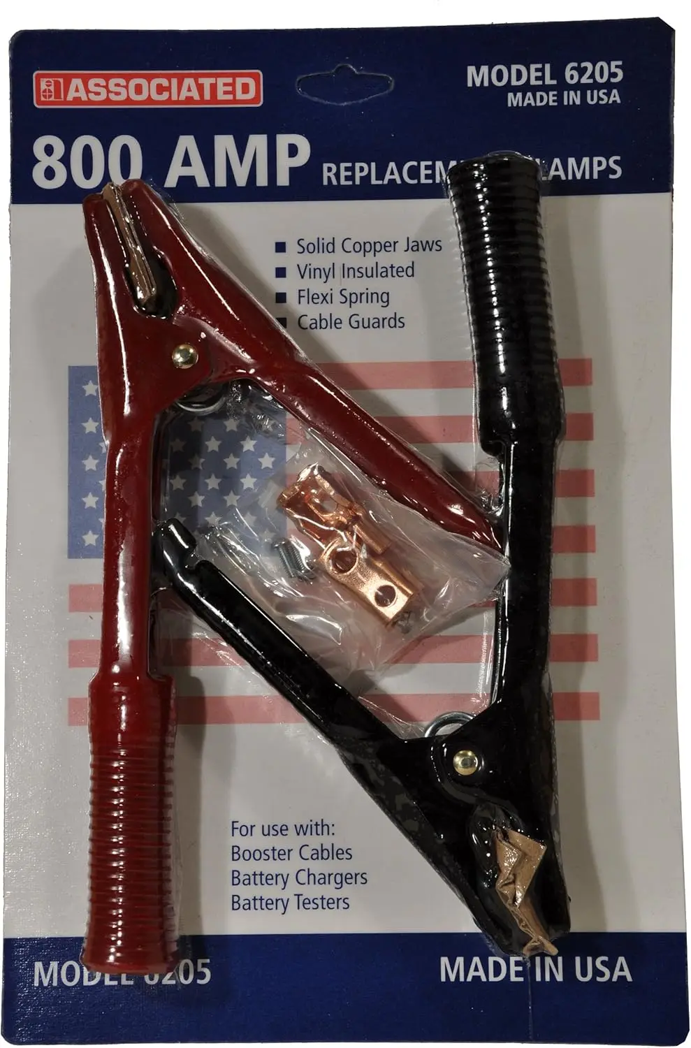 800 Amp Heavy-Duty Clamp Kit for Booster Cables, Professional Quality
800 Amp Heavy-Duty Clamp Kit for Booster Cables, Professional Quality