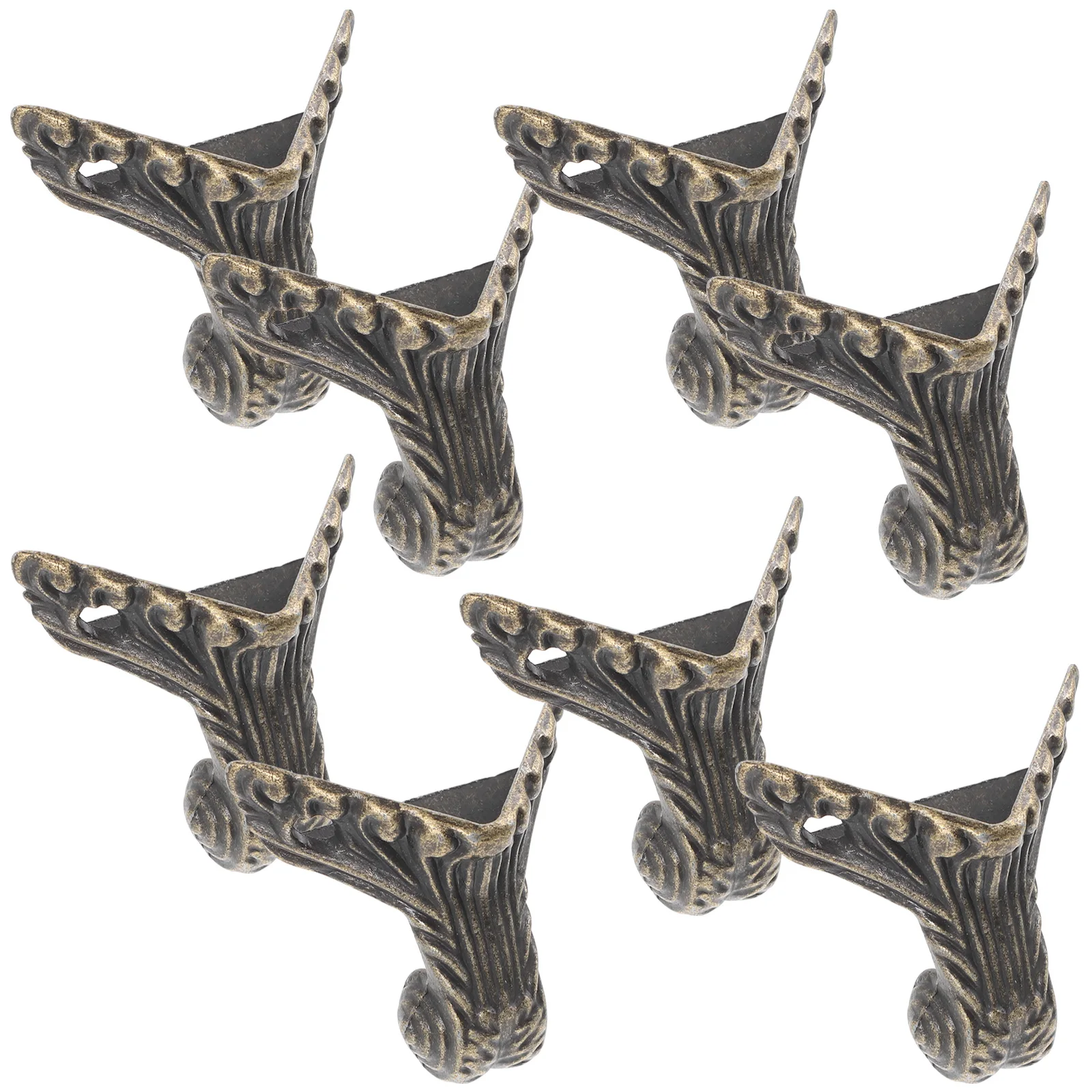 8pcs Vintage Furniture Legs Zinc Alloy 3 13x3 62 Decorative Wood Case Baby Cabinet Corner Protectors Metal Box Feet Jewelry
8pcs Vintage Furniture Legs Zinc Alloy 3 13x3 62 Decorative Wood Case Baby Cabinet Corner Protectors Metal Box Feet Jewelry