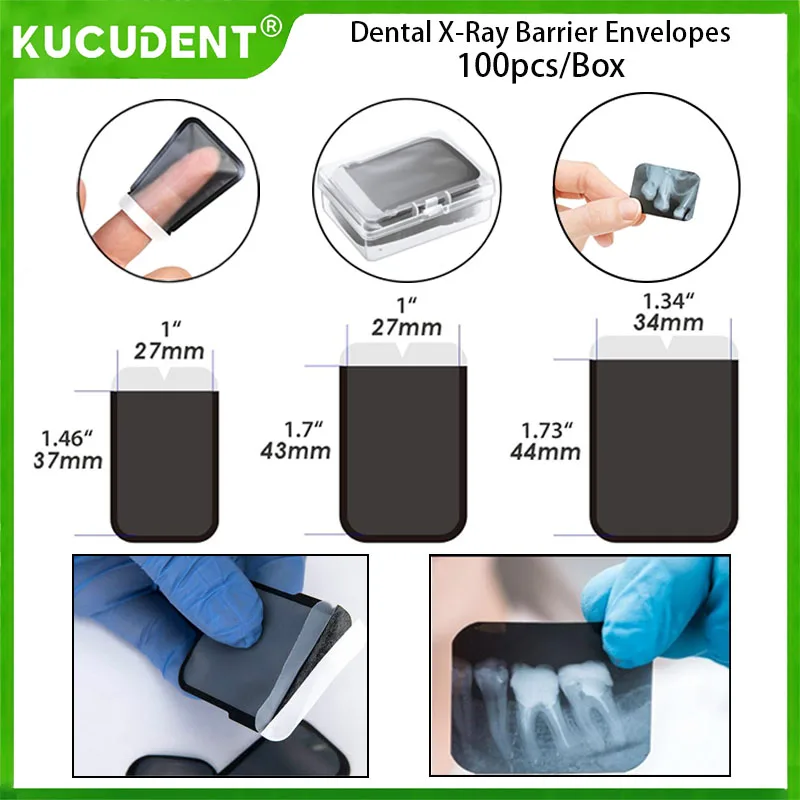 100pcs/box Dental Digital X-Ray Scan Barrier Envelope Disposable X-ray Film Barrier Envelopes Phosphor Plate Protective Pouch
100pcs/box Dental Digital X-Ray Scan Barrier Envelope Disposable X-ray Film Barrier Envelopes Phosphor Plate Protective Pouch