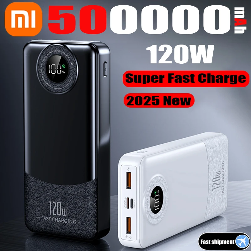 Xiaomi 100000mAh Ultralarge Capacity Power Bank 120W Super Fast Charging Mobile Power Outdoor External Battery For iphone Huawei
Xiaomi 100000mAh Ultralarge Capacity Power Bank 120W Super Fast Charging Mobile Power Outdoor External Battery For iphone Huawei