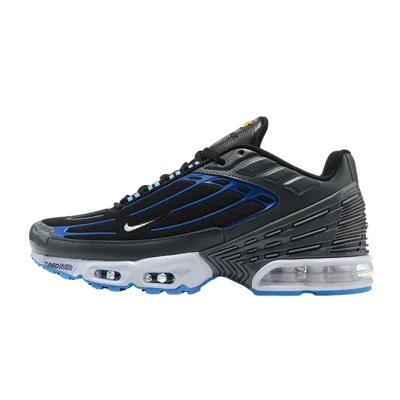 Nike Air Max Plus 3 Men Non Slip and Durable Fabric Synthetic Leather Mesh Breathable Casual Running Shoes GS Black Blue
Nike Air Max Plus 3 Men Non Slip and Durable Fabric Synthetic Leather Mesh Breathable Casual Running Shoes GS Black Blue