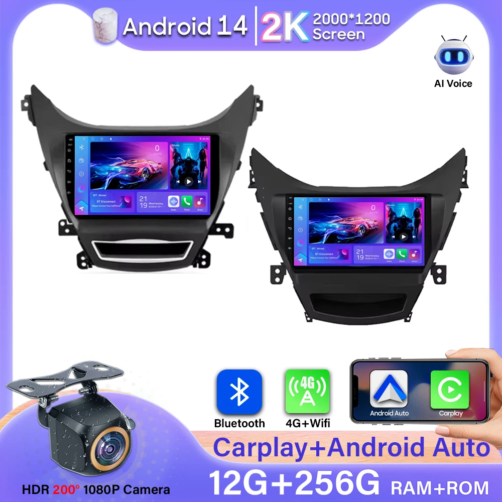 Android 14 For Hyundai Elantra 5 JK GD MD UD 2011 - 2016 GPS Navigation Multimedia Player Stereo No 2din Car Radio Monitor BT 2k
Android 14 For Hyundai Elantra 5 JK GD MD UD 2011 - 2016 GPS Navigation Multimedia Player Stereo No 2din Car Radio Monitor BT 2k