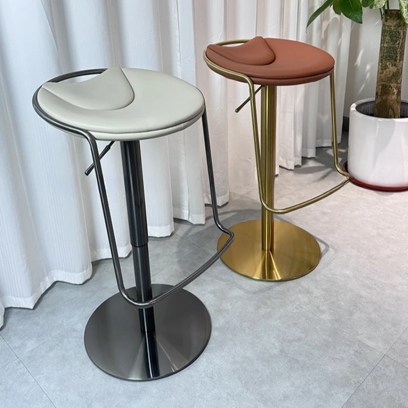 Counter Island Bar Chair Modern Design Ergonomic Height Adjustable Soft Bar Chair Elegant Leather Taburete Alto Nordic Furniture
Counter Island Bar Chair Modern Design Ergonomic Height Adjustable Soft Bar Chair Elegant Leather Taburete Alto Nordic Furniture