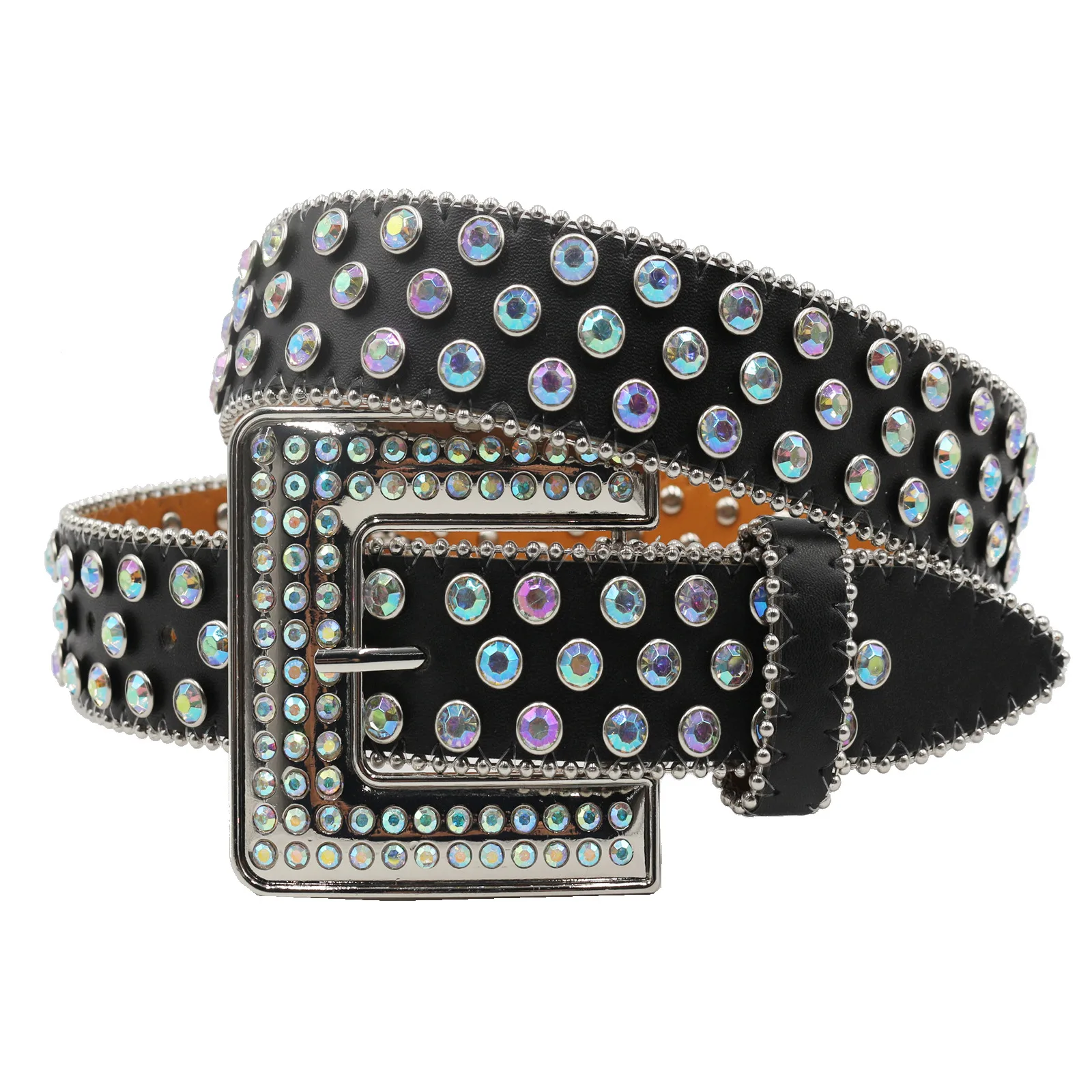 italian brand designer rhinestone belts for men luxury fashion black white diamond studded belt women's soft leather waistband
italian brand designer rhinestone belts for men luxury fashion black white diamond studded belt women's soft leather waistband