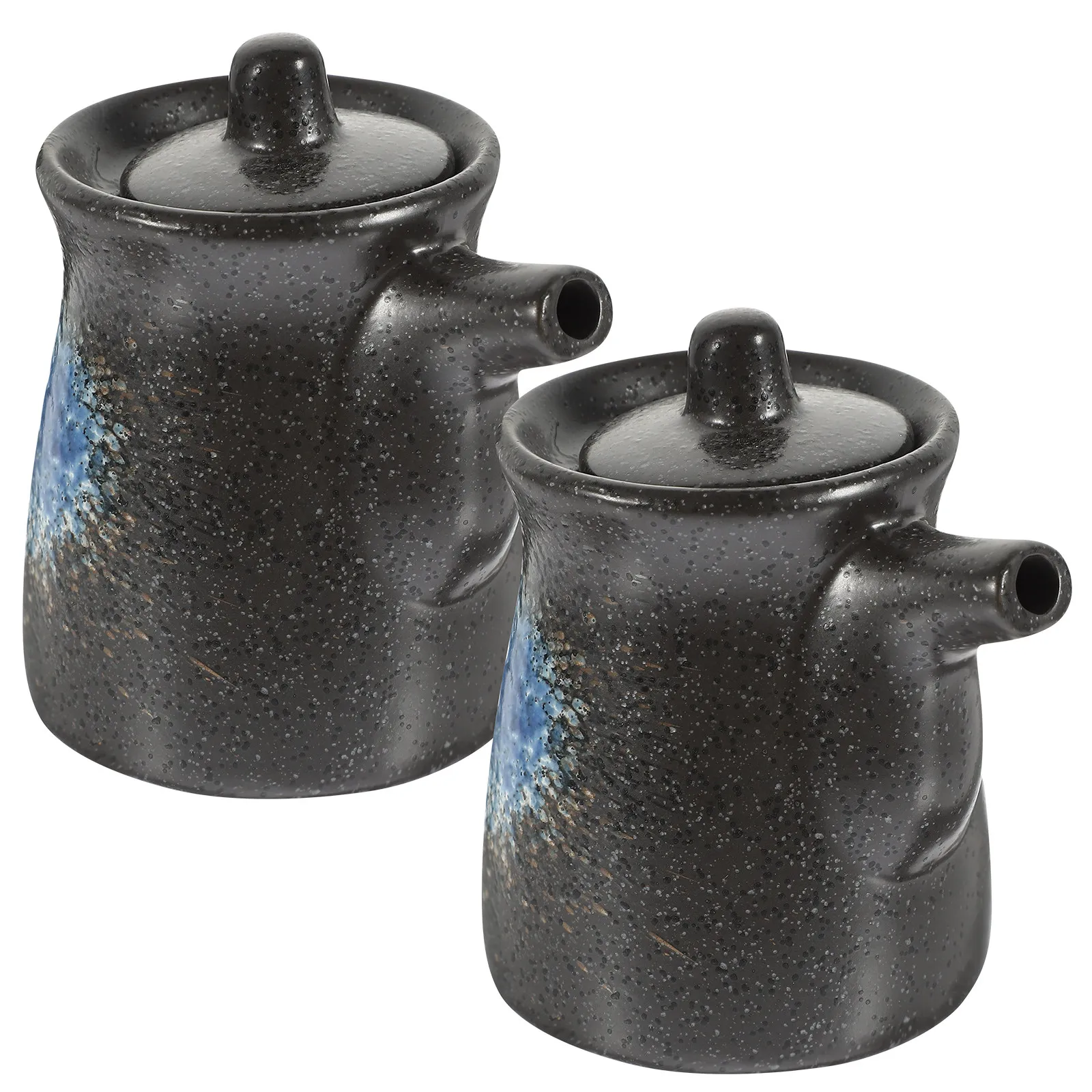 2Pcs Ceramic Soy Sauce Bottle Japanese Style Multi-Function Condiment Dispenser for Table Olive Oil Vinegar Hot
2Pcs Ceramic Soy Sauce Bottle Japanese Style Multi-Function Condiment Dispenser for Table Olive Oil Vinegar Hot