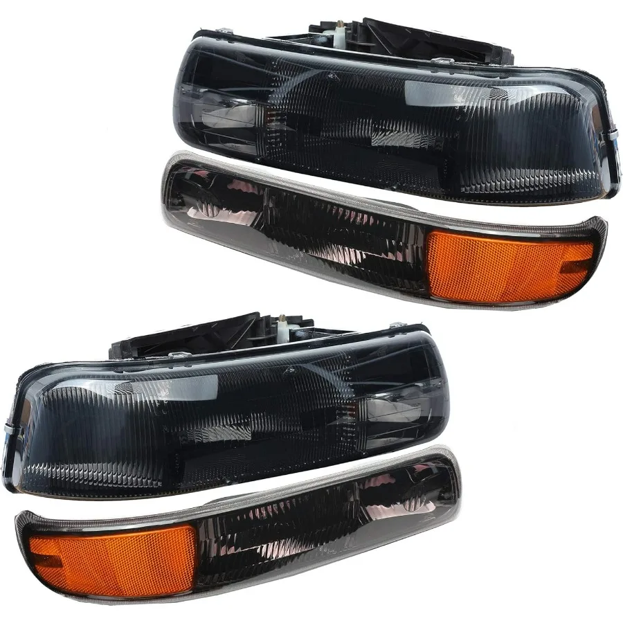 For Chevy 00-06 Tahoe Suburban 1500 2500/99-02 Silverado 1500 2500/01-02 Silverado 1500HD 2500HD 3500 Headlight Pair Set Black H
For Chevy 00-06 Tahoe Suburban 1500 2500/99-02 Silverado 1500 2500/01-02 Silverado 1500HD 2500HD 3500 Headlight Pair Set Black H